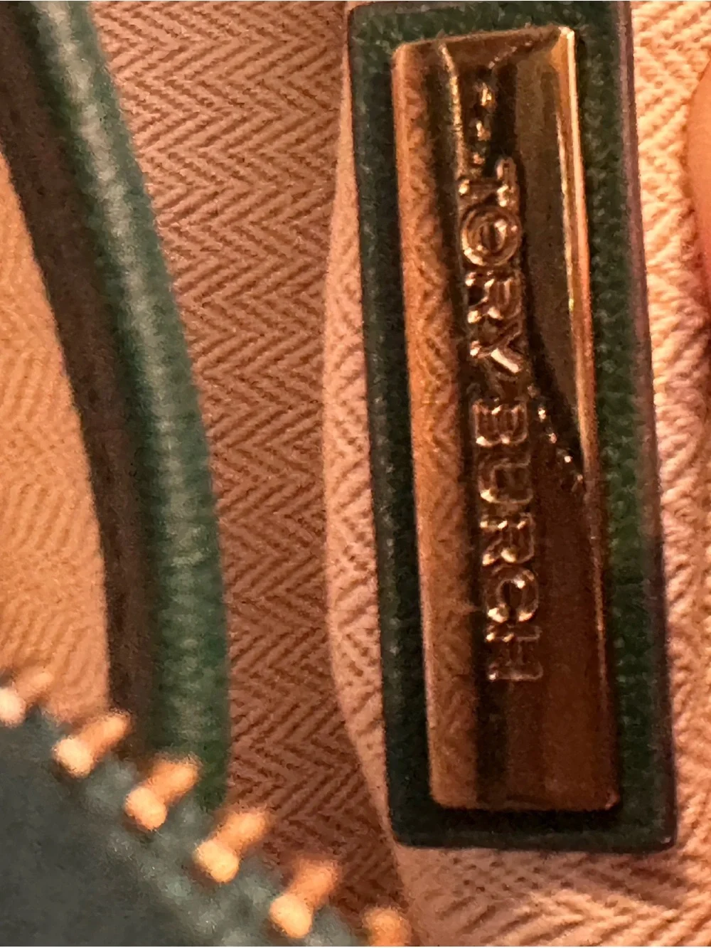 Tory Burch Green Camera Bag